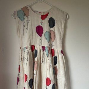 Pink Chicken Balloon Gauze Adaline Dress